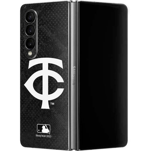 MLB Minnesota Twins Dark Wash Galaxy Z Fold4 5G Skin