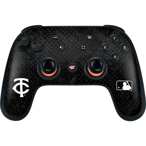 MLB Minnesota Twins Dark Wash Google Stadia Controller Skin