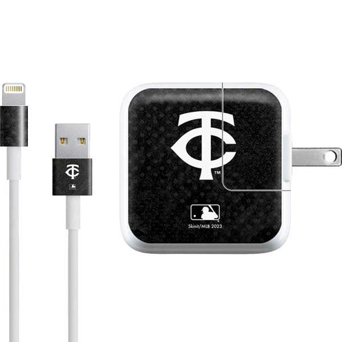 MLB Minnesota Twins Dark Wash iPad Charger (10W USB) Skin