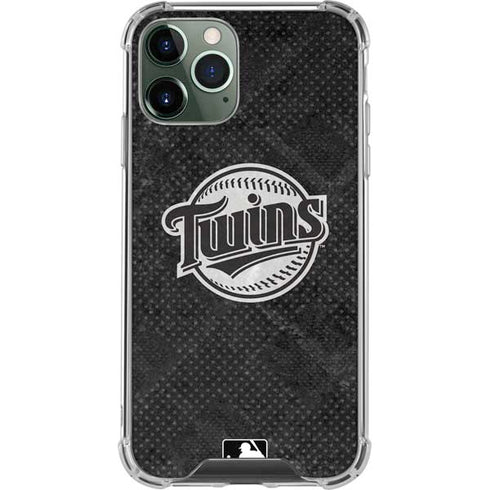 MLB Minnesota Twins Dark Wash iPhone 11 Pro Max Clear Case