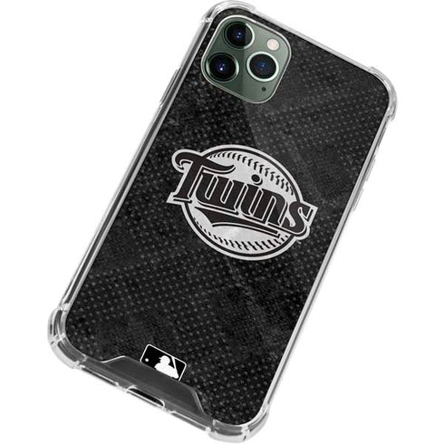 MLB Minnesota Twins Dark Wash iPhone 11 Pro Max Clear Case