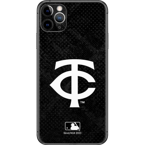 MLB Minnesota Twins Dark Wash iPhone 11 Pro Max Skin