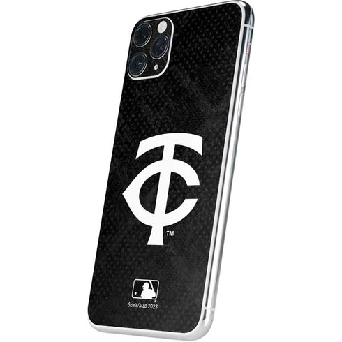 MLB Minnesota Twins Dark Wash iPhone 11 Pro Max Skin