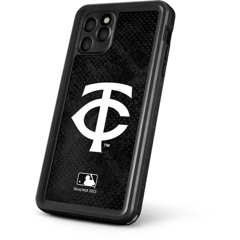 MLB Minnesota Twins Dark Wash iPhone 11 Pro Max Waterproof Case