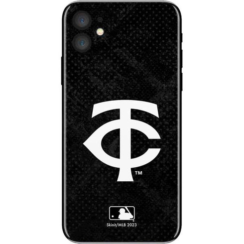 MLB Minnesota Twins Dark Wash iPhone 11 Skin