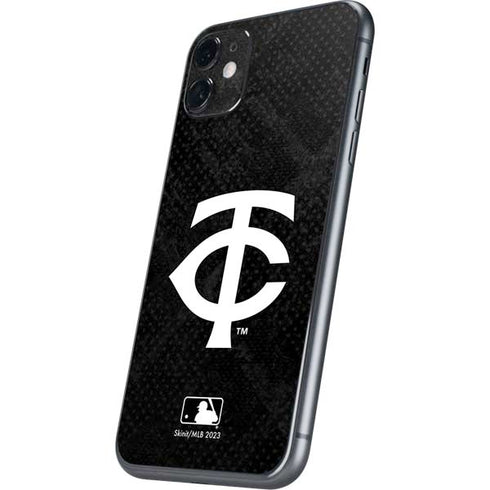MLB Minnesota Twins Dark Wash iPhone 11 Skin