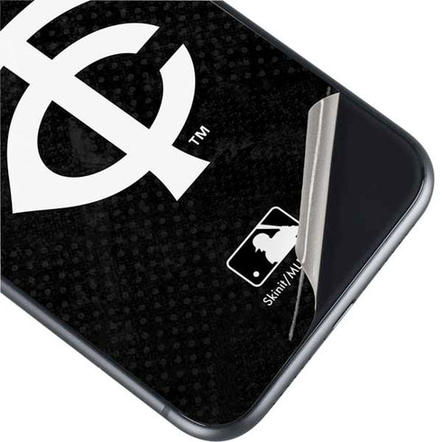 MLB Minnesota Twins Dark Wash iPhone 11 Skin