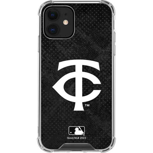 MLB Minnesota Twins Dark Wash iPhone 12 Clear Case