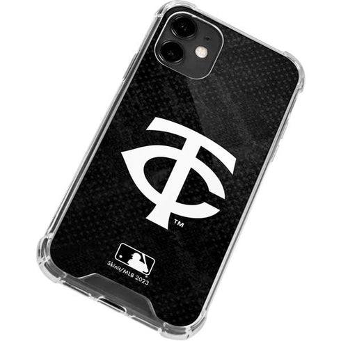 MLB Minnesota Twins Dark Wash iPhone 12 Clear Case
