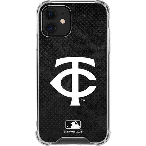 MLB Minnesota Twins Dark Wash iPhone 12 Mini Clear Case