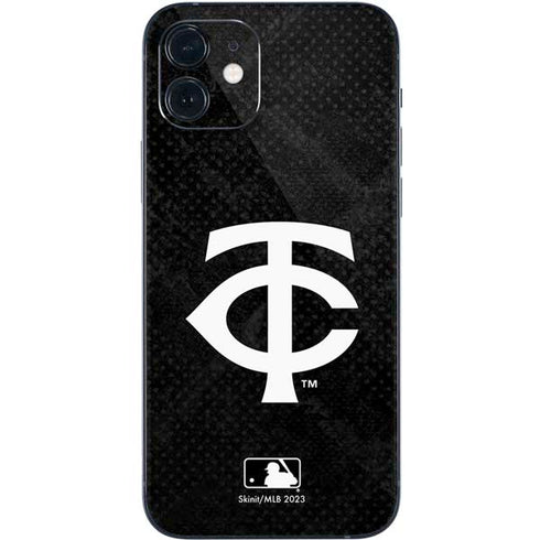 MLB Minnesota Twins Dark Wash iPhone 12 Mini Skin