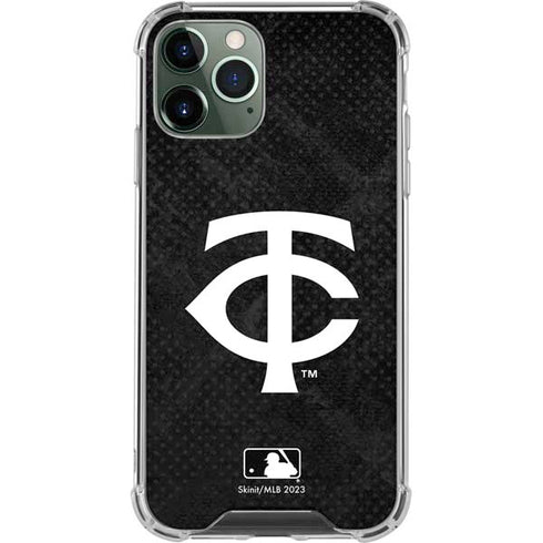 MLB Minnesota Twins Dark Wash iPhone 12 Pro Max Clear Case