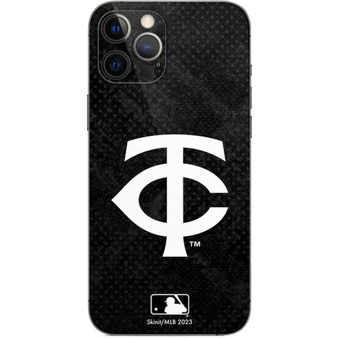MLB Minnesota Twins Dark Wash iPhone 12 Pro Max Skin