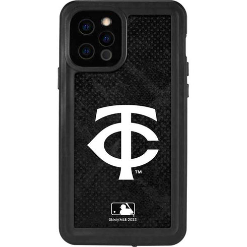 MLB Minnesota Twins Dark Wash iPhone 12 Pro Waterproof Case