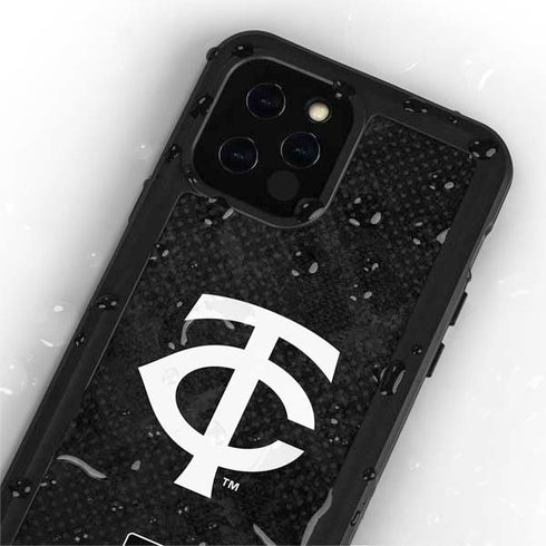 MLB Minnesota Twins Dark Wash iPhone 12 Pro Waterproof Case