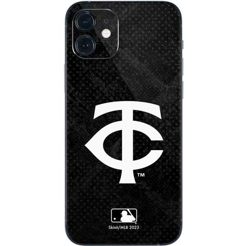 MLB Minnesota Twins Dark Wash iPhone 12 Skin