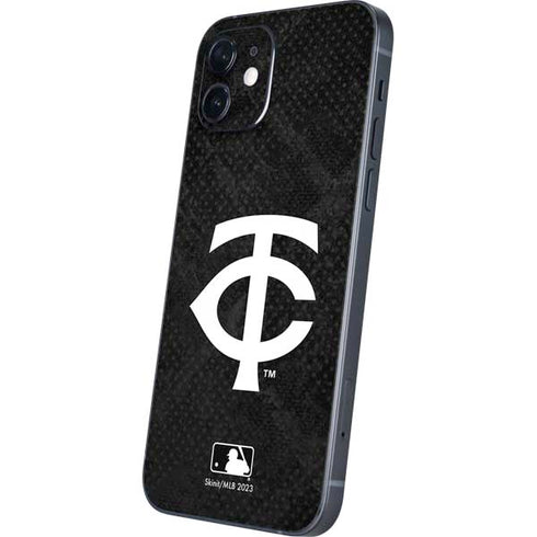 MLB Minnesota Twins Dark Wash iPhone 12 Skin