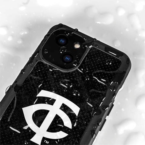 MLB Minnesota Twins Dark Wash iPhone 13 Mini Waterproof Case
