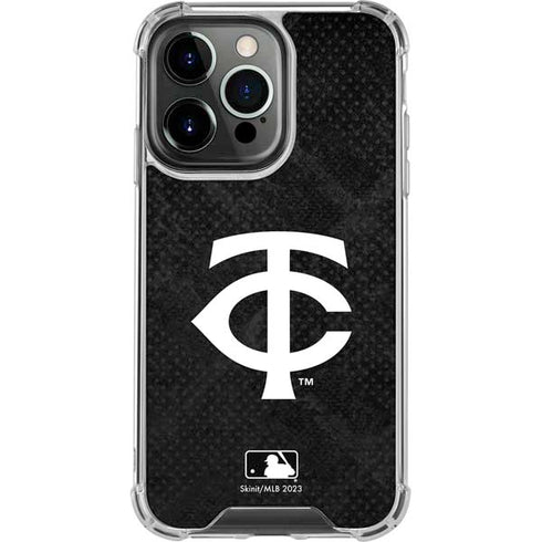 MLB Minnesota Twins Dark Wash iPhone 13 Pro Clear Case