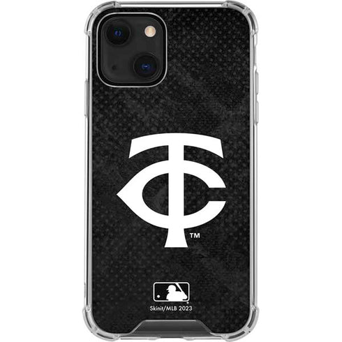MLB Minnesota Twins Dark Wash iPhone 14 Plus Clear Case