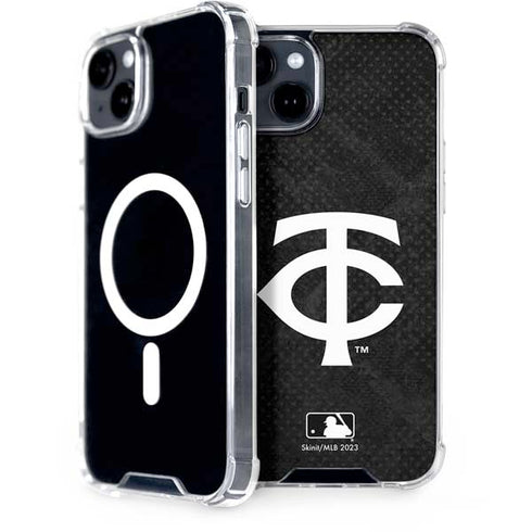 MLB Minnesota Twins Dark Wash iPhone 15 Plus MagSafe Case