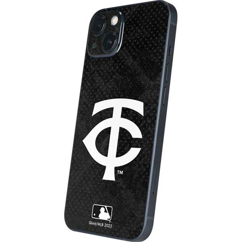 MLB Minnesota Twins Dark Wash iPhone 15 Plus Skin
