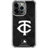 MLB Minnesota Twins Dark Wash iPhone 15 Pro Clear Case