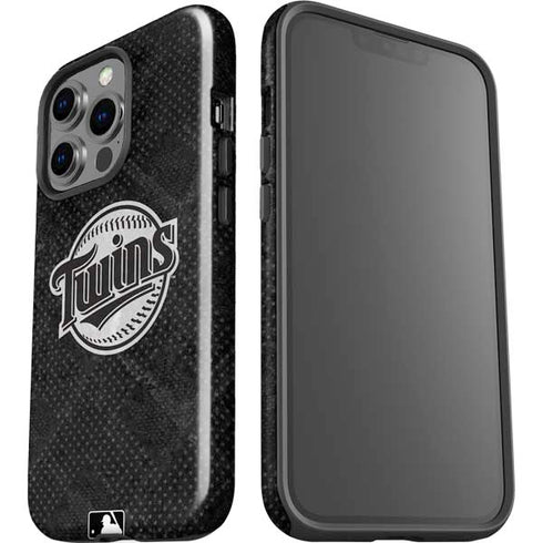 MLB Minnesota Twins Dark Wash iPhone 15 Pro Impact Case
