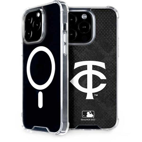 MLB Minnesota Twins Dark Wash iPhone 15 Pro MagSafe Case