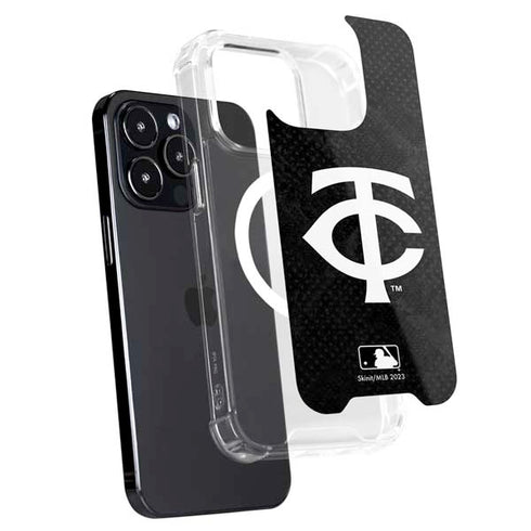MLB Minnesota Twins Dark Wash iPhone 14 Pro MagSafe Case