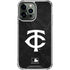 MLB Minnesota Twins Dark Wash iPhone 15 Pro Max Clear Case