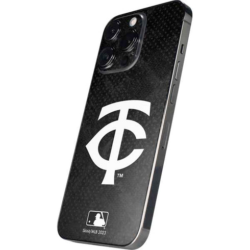 MLB Minnesota Twins Dark Wash iPhone 14 Pro Max Skin