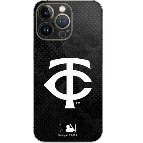 MLB Minnesota Twins Dark Wash iPhone 14 Pro Skin