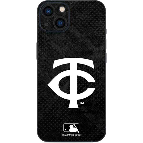 MLB Minnesota Twins Dark Wash iPhone 14 Skin