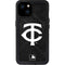 MLB Minnesota Twins Dark Wash iPhone 15 Plus Waterproof Case