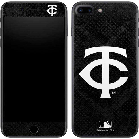 MLB Minnesota Twins Dark Wash iPhone 8 Plus Skin