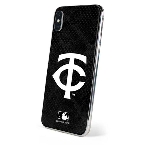 MLB Minnesota Twins Dark Wash iPhone X Skin