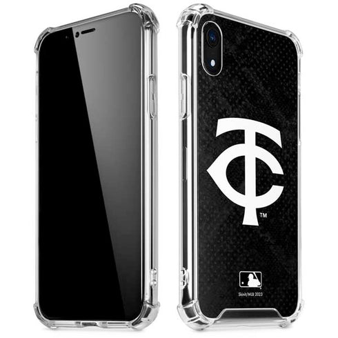 MLB Minnesota Twins Dark Wash iPhone XR Clear Case