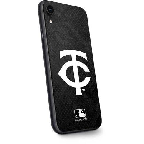 MLB Minnesota Twins Dark Wash iPhone XR Skin