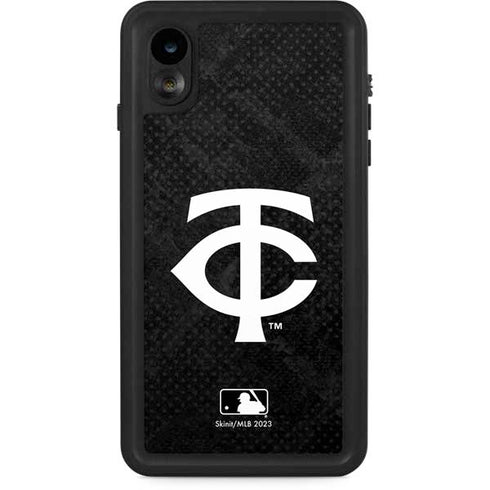 MLB Minnesota Twins Dark Wash iPhone XR Waterproof Case