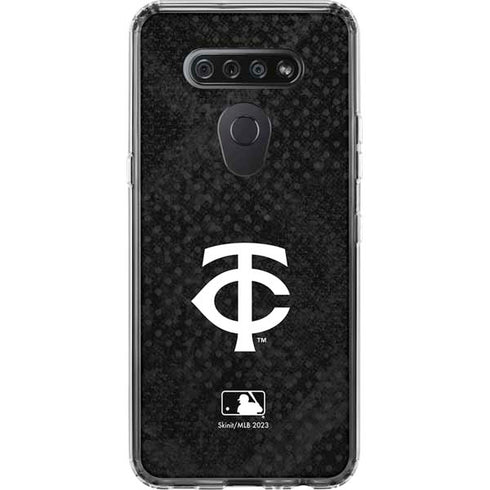 MLB Minnesota Twins Dark Wash LG K51/Q51 Clear Case