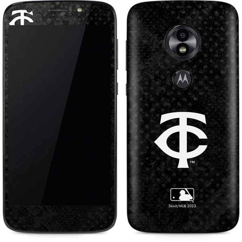 MLB Minnesota Twins Dark Wash Moto E5 Play Skin