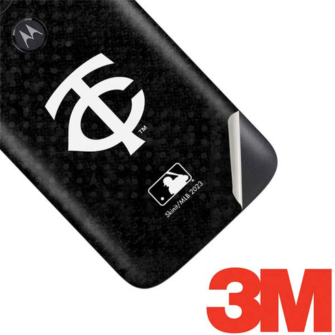 MLB Minnesota Twins Dark Wash Moto E5 Play Skin