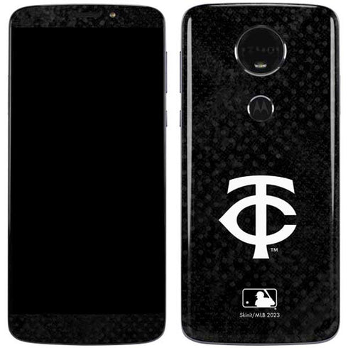 MLB Minnesota Twins Dark Wash Moto E5 Plus Skin