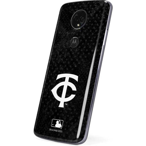MLB Minnesota Twins Dark Wash Moto E5 Plus Skin
