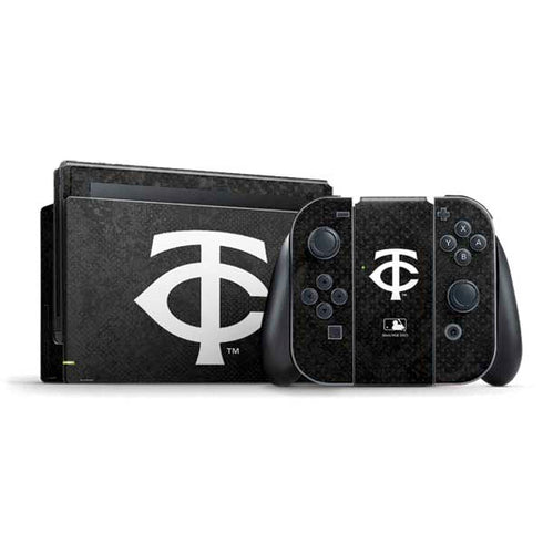 MLB Minnesota Twins Dark Wash Nintendo Switch Bundle Skin