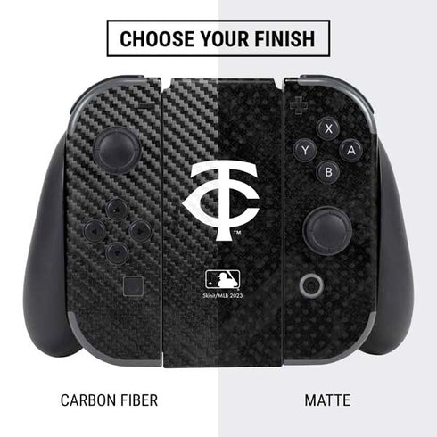 MLB Minnesota Twins Dark Wash Nintendo Switch Bundle Skin