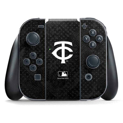 MLB Minnesota Twins Dark Wash Nintendo Switch (2017-2021) Joy-Con Controller Skin