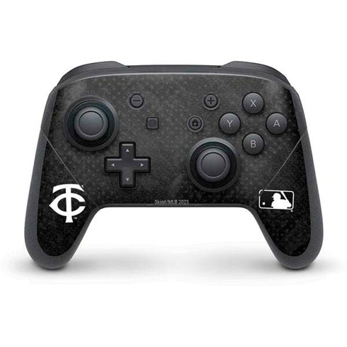 MLB Minnesota Twins Dark Wash Nintendo Switch Pro Controller Skin