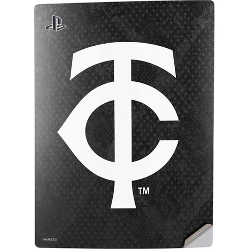 MLB Minnesota Twins Dark Wash PS5 Digital Edition Console Skin